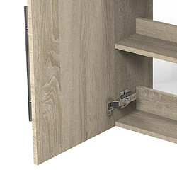 Avis Meuble lave-mains moderne avec lavabo 45cm / Bois clair