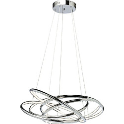 Karedesign Suspension Saturn LED 120cm chromée Kare Design