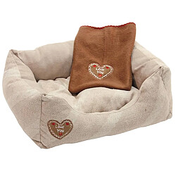 Kerbl Lit pour chiens Love You 47 x 37 x 11 cm Beige 81231