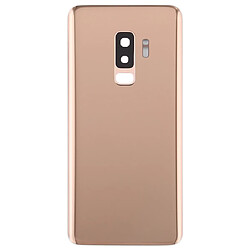 Wewoo Coque Arrière Batterie avec Objectif Caméra pour Galaxy S9 + Or