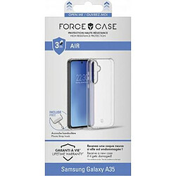 Acheter Force Case Coque pour Galaxy A35 Renforcée Système Tryax Inserts 3D Transparent