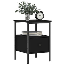 Avis Maison Chic Table de chevet - Table de Nuit noir 34x36x50 cm bois d’ingénierie