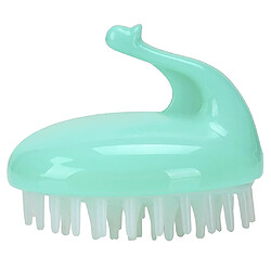 Acheter Silicone Shampooing Cuir Chevelu Douche Brosse Corps Lavage Cheveux Massage Masseur Vert