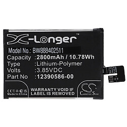 vhbw Batterie remplacement pour Sony 12390586-00 pour téléphone portable (2800mAh, 3,85V, Li-polymère)