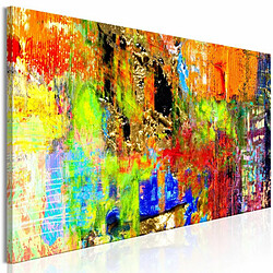 Paris Prix Tableau Imprimé Colourful Abstraction Narrow 40 x 120 cm 