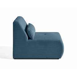 Lisa Design Onyx - fauteuil sans accoudoirs - en velours côtelé