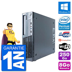 PC Lenovo M91p SFF Intel G630 RAM 8Go Disque Dur 250Go Windows 10 Wifi - Occasion