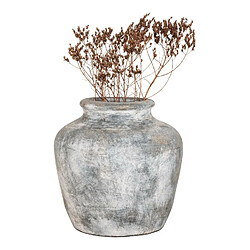 House Nordic Vase de décoration gris clair antique Ø 30 x 30 cm