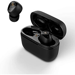 Écouteurs Bluetooth Edifier TWS2 - Écouteurs intra-auriculaires stéréo sans fil avec Bluetooth 5.0 et temps de lecture de 12 heures(noir) 