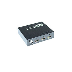 Kimex Splitter HDMI2.0 & HDCP2.2, 1 entrée-2 sorties, EDID, RS232, 4K60Hz