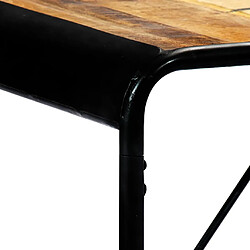 Maison Chic Table de salle à manger,Table à dîner 180x90x76 cm Bois de manguier brut -GKD66630 pas cher