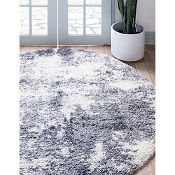 Avis Hadorn Tapis shaggy 240x240 beige - gris pierre Lachen Haze