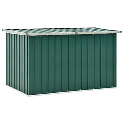 Helloshop26 Coffre boîte meuble de jardin rangement vert 149 x 99 x 93 cm 02_0013127