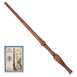 Spin Master Wizarding World - Baguette Magique Authentique Luna Lovegood 30 cm Avec Carte de Sorts