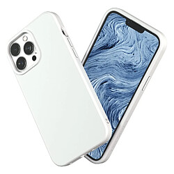 RhinoShield Coque Compatible avec [iPhone 13 Pro Max] SolidSuit - Housse Fine avec Technologie Absorption des Chocs & Finition Premium - Blanc Classic 