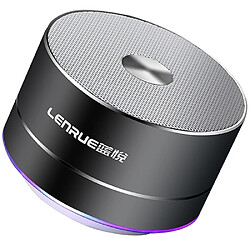 Wewoo Enceinte Bluetooth Haut-parleur sans fil portable LENRUE Haut-parleurs stéréo à LED avec micro intégré MP3 MINI Subwoof Smart Column Loudspeaker 