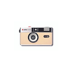 Appareil photo argentique compact AgfaPhoto 35mm Réutilisable Beige 