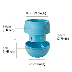 Acheter Wewoo Pot de fleur Coloré Mini Ronde Plastique Plante Jardin Home Office Décoration Pépinière Pots Succulente Flowerpot avec Réservoir D'eau, Livraison Couleur Aléatoire