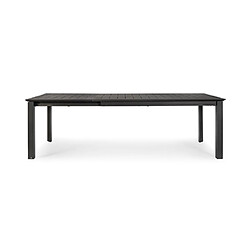 Acheter Mes Table de jardin extensible 160/240x100x76 cm en aluminium noir