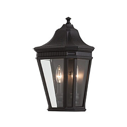 Elstead Lighting Applique murale extérieur Cotswold Noir Coloris : NoirNombre d'ampoules : 2Type d'ampoule : E14Puissance max par ampoule (W) : 60Ampoules incluses : NonIP : 44Hauteur en Cm : 40.6Largeur en Cm : 24.1Projectio