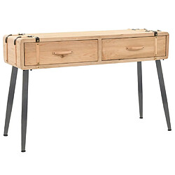 Maison Chic Table console | Meuble d'entrée | Table d'appoint Bois massif de sapin 115 x 40,5 x 76 cm -GKD62929