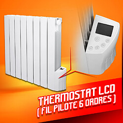 Avis Radiateur à inertie fluide 1200W 8 éléments - Warm Tech