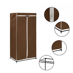 vidaXL Garde-robe Marron 75x50x160 cm 