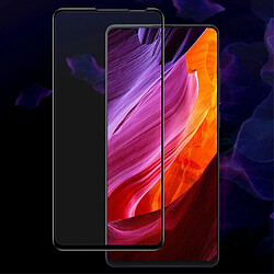 Protecteur écran en verre trempé couverture complète pro anti-explosion noir pour votre Xiaomi Mi Mix 3 