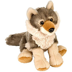 Wild Republic peluche loup de 20 cm gris 