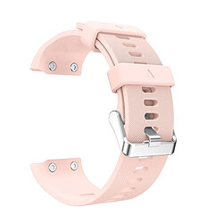 Avis Wewoo Bracelet pour montre connectée Dragonne Sport en silicone Garmin Foreruuner 35 Rose pâle