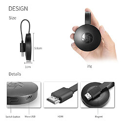 G2 Wireless HDMI WiFi Display Dongle TV Receiver pas cher