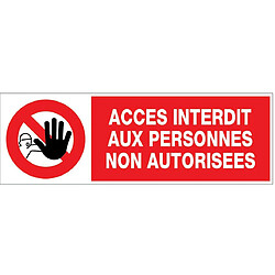 Panneaux information/obligation divers Novap Accès interdit aux PNA