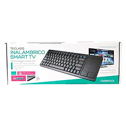 Clavier sans fil Omega OKB004BES Touchpad Noir