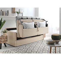 Acheter Lisa Design Ari - Canapé 3 places convertible - couchage quotidien - matelas 12 cm - en tissu