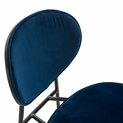 Acheter Tabouret Thai Natura Bleu Noir Velours Métal ABS 42 x 107 x 51 cm