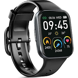 VANWIN Montre Connectée Homme 1.69" Montre Sport Intelligente, Smartwatch 25 Modes Sportifs avec De Fréquence Cardiaque Sommeil Moniteur, Rappel, Etanche IP68 Bracelet Connecté pour Android iOS[2023] 