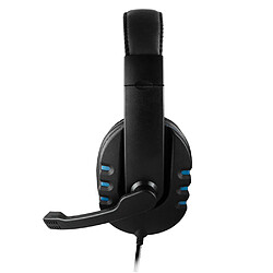 3.5mm filaire casque de jeu sur oreille jeu casque antibruit écouteur avec microphone contrôle du volume pour PC portable téléphon