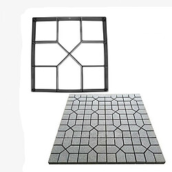 2x Pavé De Jardin Stepping Stones Moule Pelouse Jardin Extérieur Moule En Béton