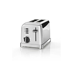 Grille pain Cuisinart Toaster 2 tranches Gris Perle 