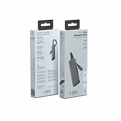 Linq hub multiport 5en1 pro usb-c 1 hdmi, 2 usba, 2 usbc pas cher