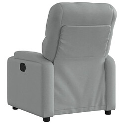 Acheter Maison Chic Fauteuil Relax pour salon, Fauteuil inclinable électrique Gris clair Tissu -GKD86616