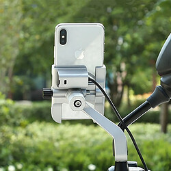 Universal Chargeur USB en alliage d &'aluminium Moto Vélo Guidon Rétroviseur Portable Portable 47 Pouces Universel Portable GPS Installation | Portable Portable Rep. 