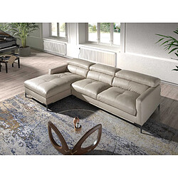 Avis Angel Cerda Canapé chaise longue gauche cuir sable