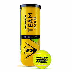 Acheter DUNLOP Team Billes de Padel B3 Adultes Unisexe Jaune Pot 3