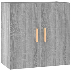 Maison Chic Armoire murale,Meuble de Rangement pour salon,cuisine Sonoma gris 60x30x60 cm Bois d'ingénierie -MN18375