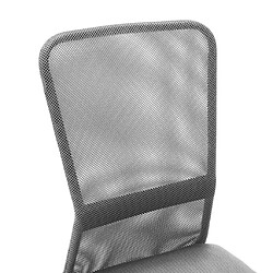 Maison Chic Chaise Gaming | Chaise de bureau Ergonomique Fauteuil Gris 44x52x100 cm Tissu en maille -GKD47631 pas cher