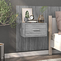 Avis Maison Chic Lot de 2 Tables de chevet,Table de nuit,Table d'appoint pour salon murales Sonoma gris -MN75690