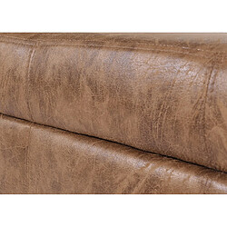 Mendler Banquette Kriens XXL, coffre, banc, tissu, 180x45x45cm ~ aspect daim