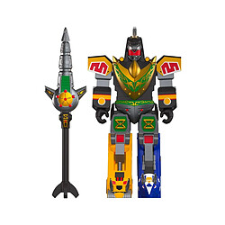 Super7 Mighty Morphin Power Rangers - Figurine ReAction DragonZord (Battle Mode) 15 cm 