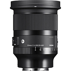 Objectif à Focale fixe Sigma 20MM F 1.4 DG DN ART pour Sony FE